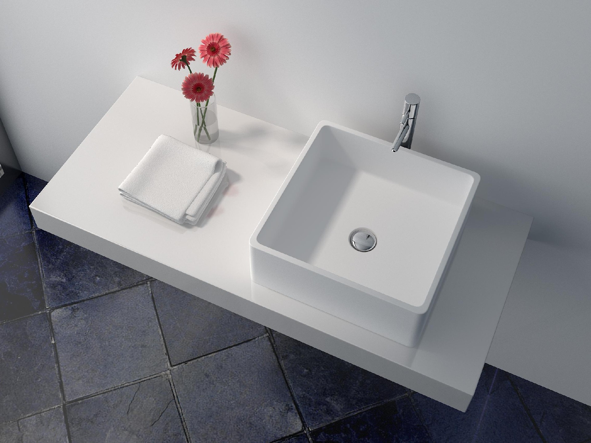 CB9008-solid surface-white
