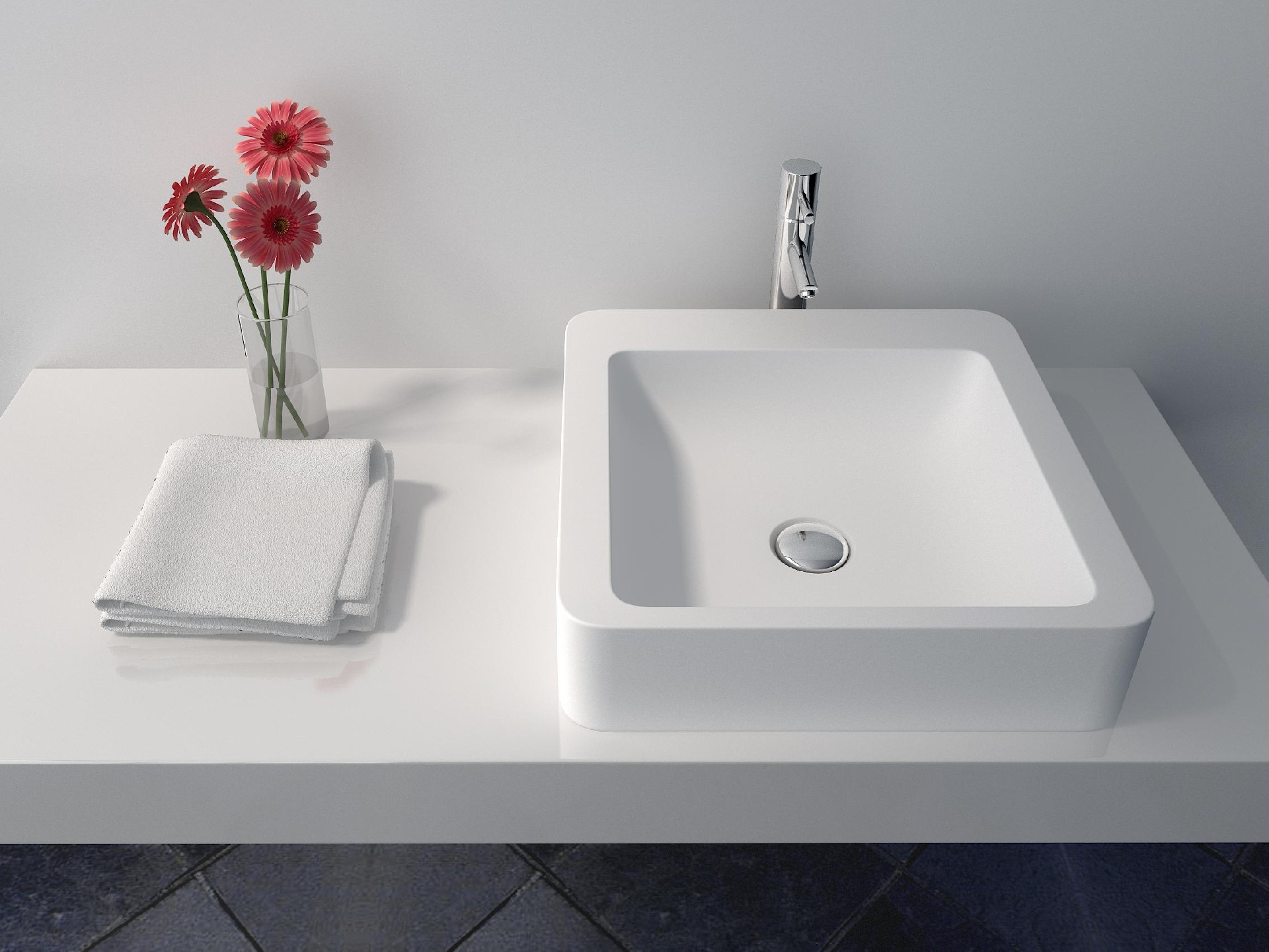 CB9011-solid surface-white