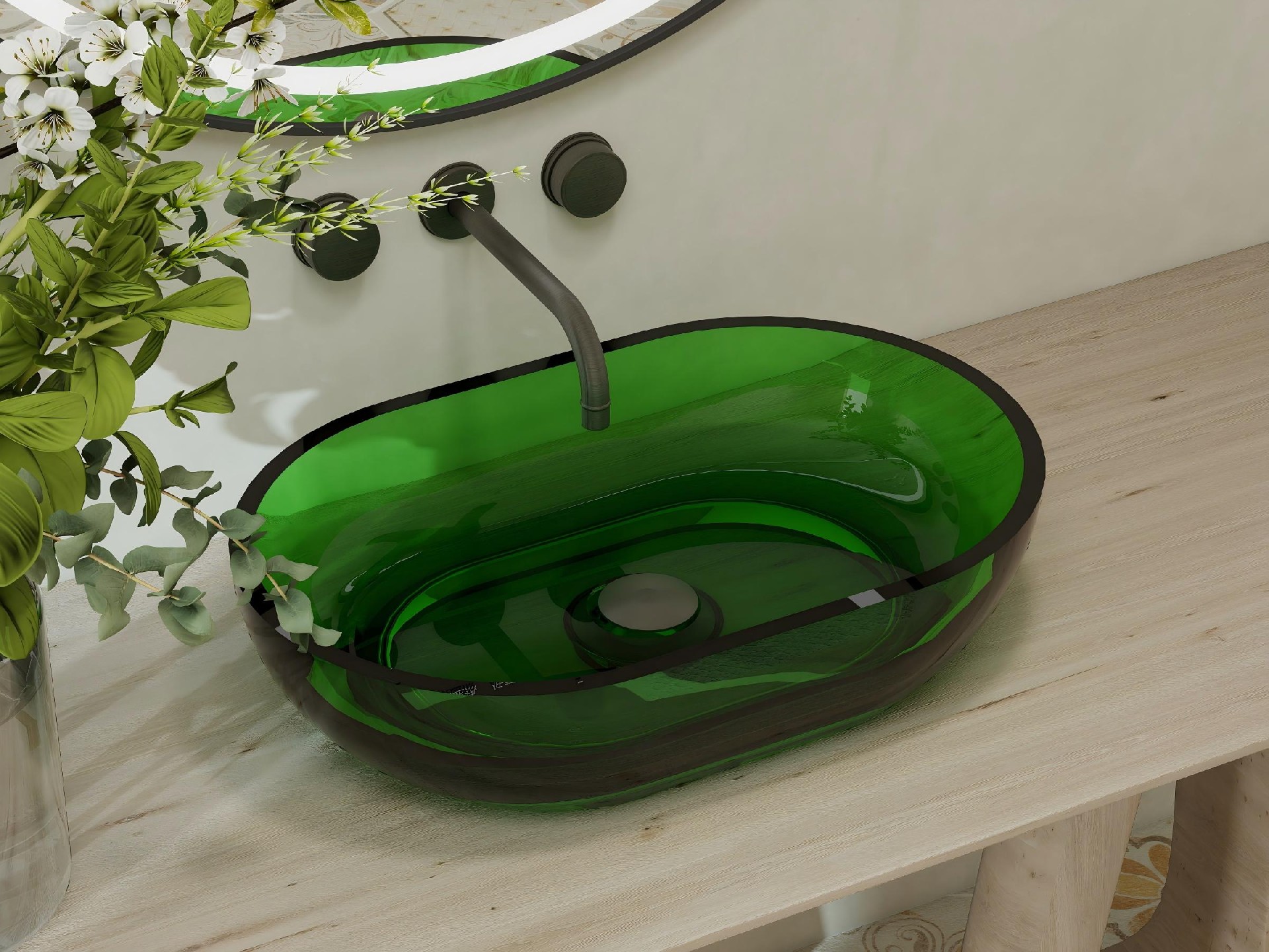 JZ9034-transparent resin-emerald (2).jpg